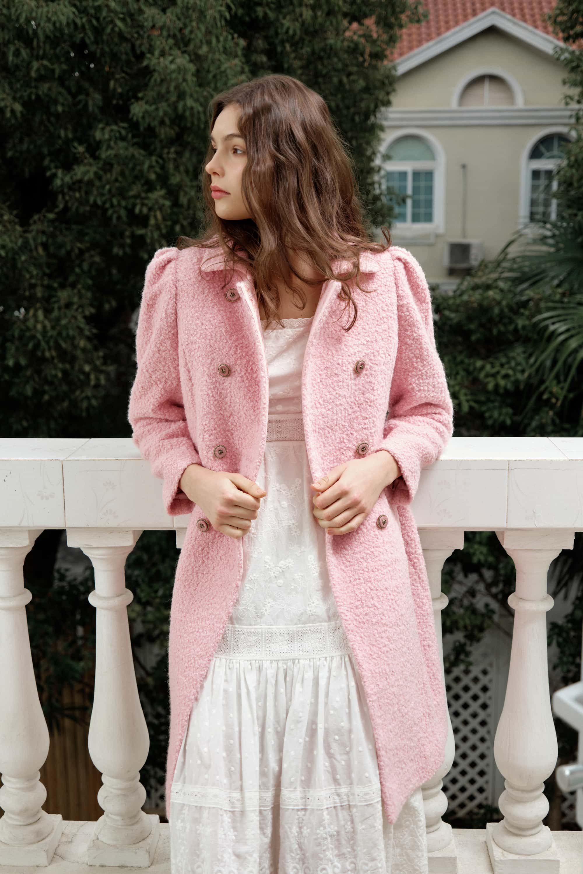 Fayette Small Lapel Wool Coat