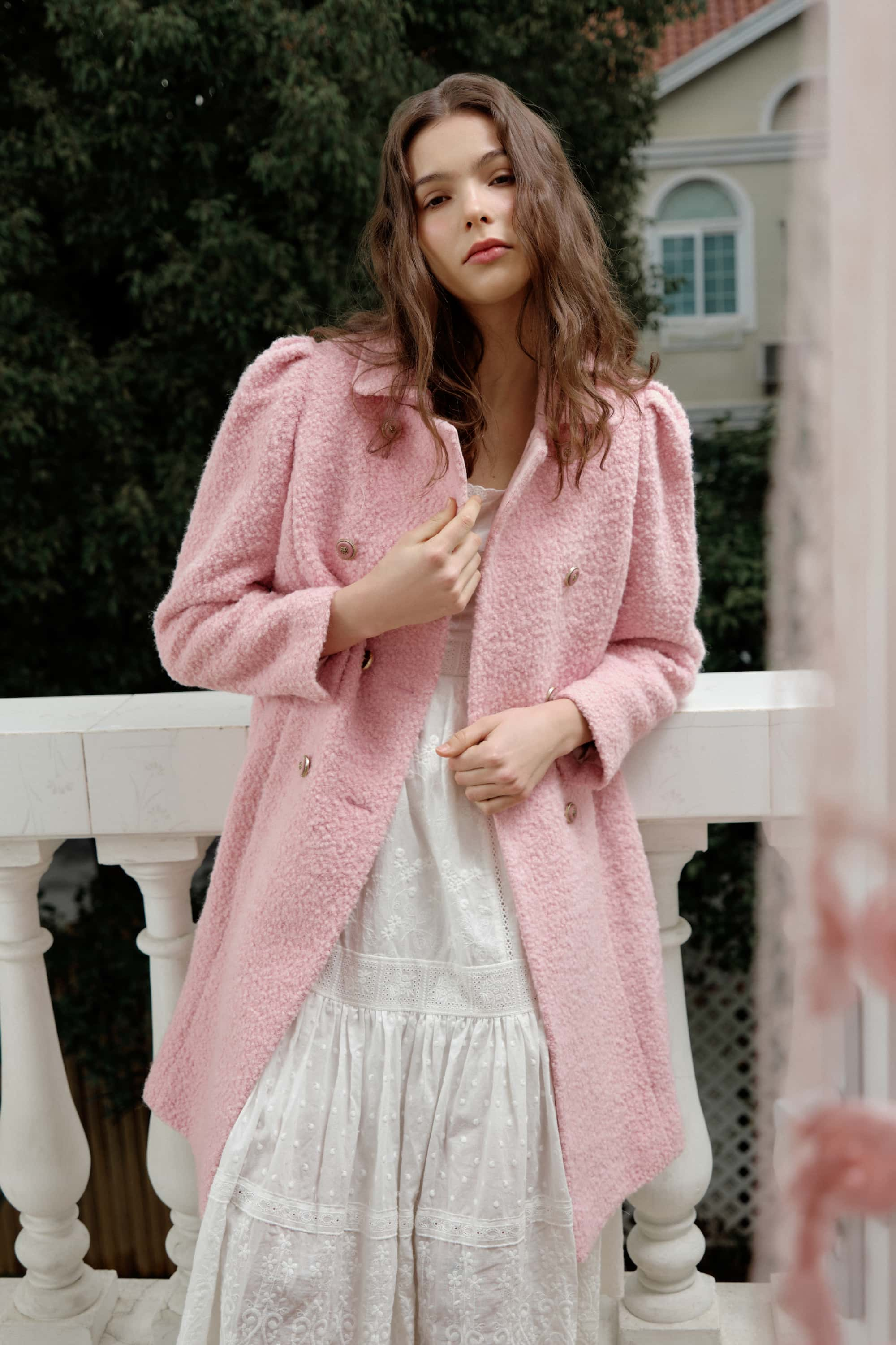 Fayette Small Lapel Wool Coat