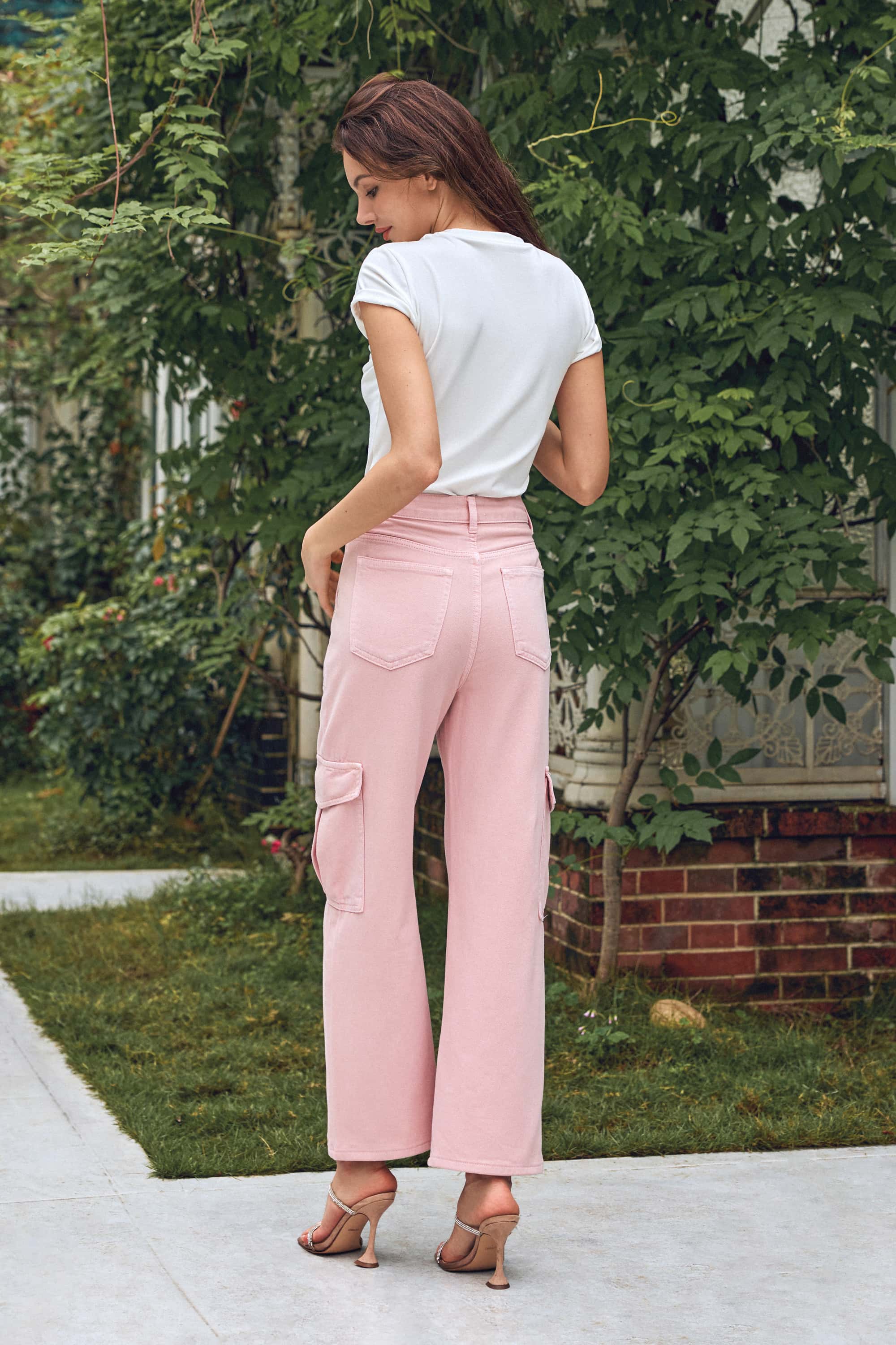 Pamela Pink Cargo Jeans