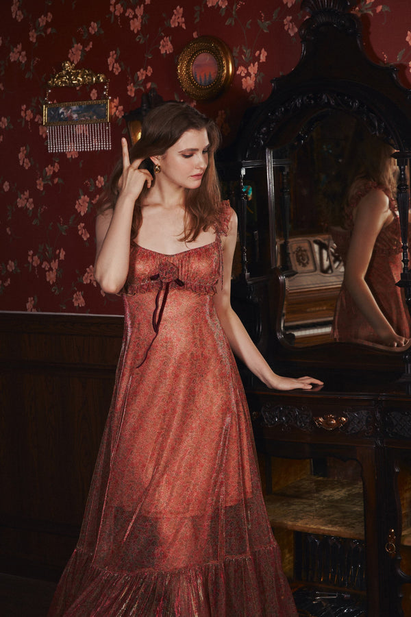 Irina Sweetheart Neckline Maxi Dress