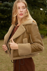 Madina Faux-Suede Jacket
