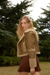 Madina Faux-Suede Jacket