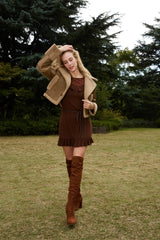 Madina Faux-Suede Jacket