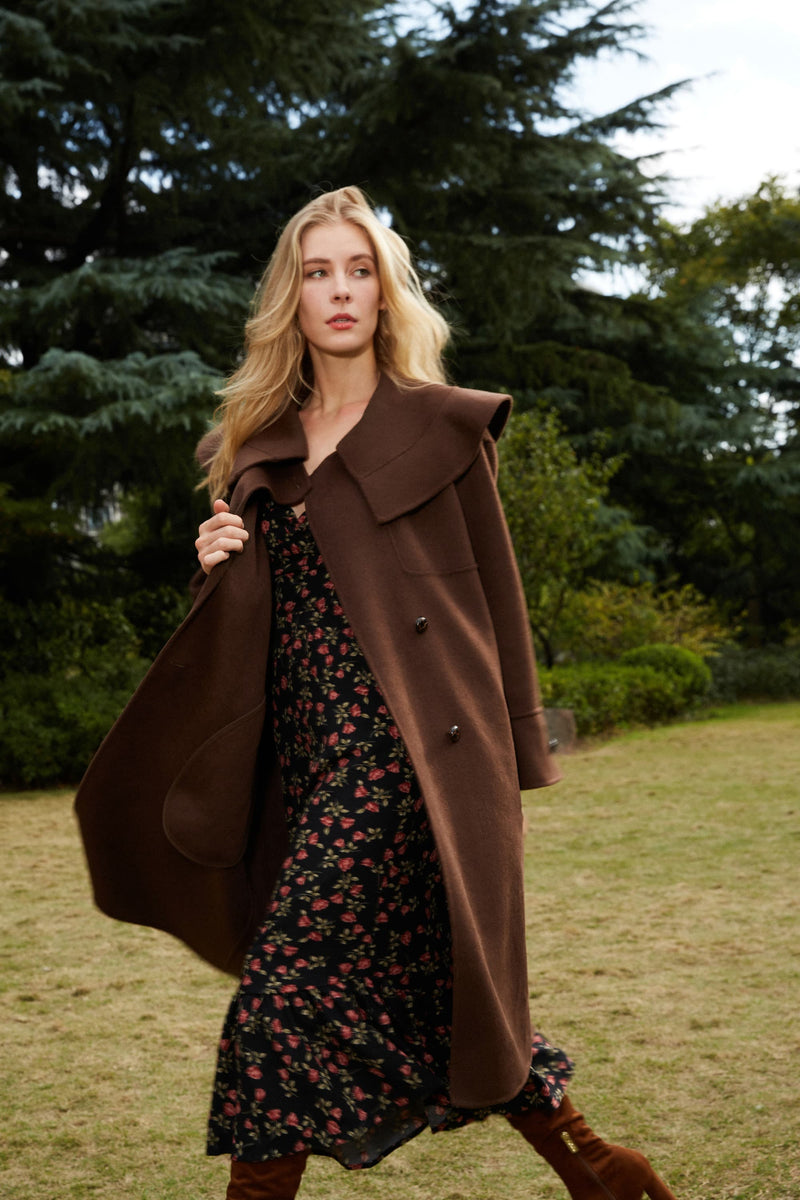 Kylee Turn-Over Neckline Coat