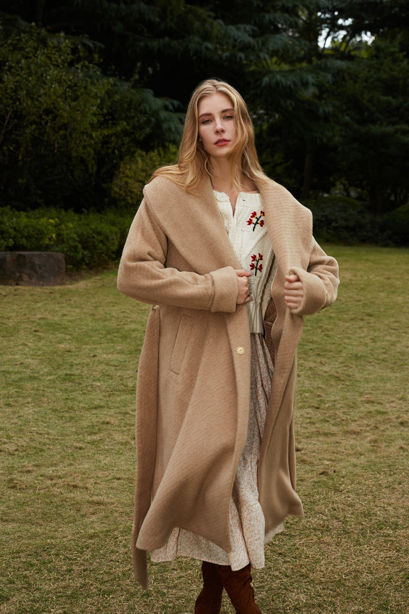 Jordie Turn-Over Neckline Coat