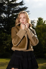 Madina Faux-Suede Jacket