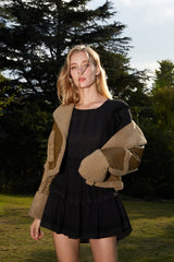 Madina Faux-Suede Jacket