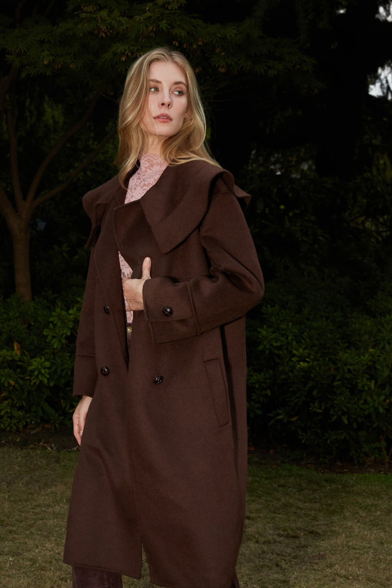 Kylee Turn-Over Neckline Coat