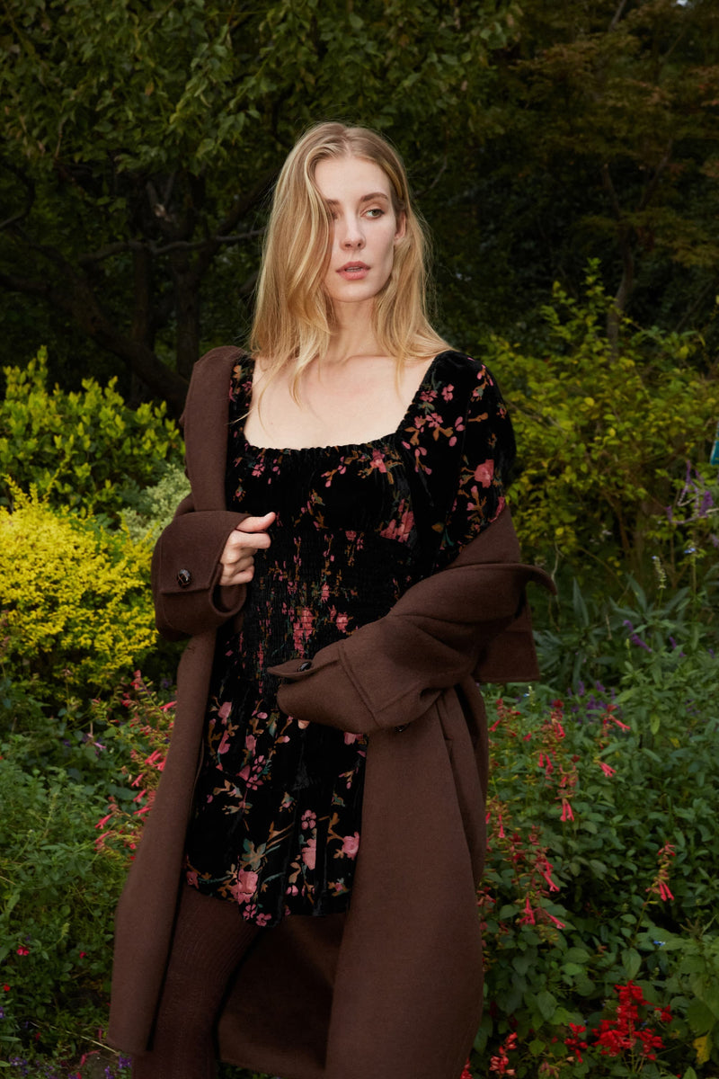 Kylee Turn-Over Neckline Coat