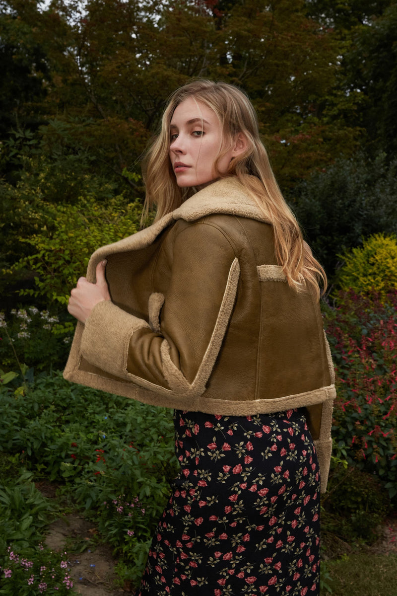 Madina Faux-Suede Jacket