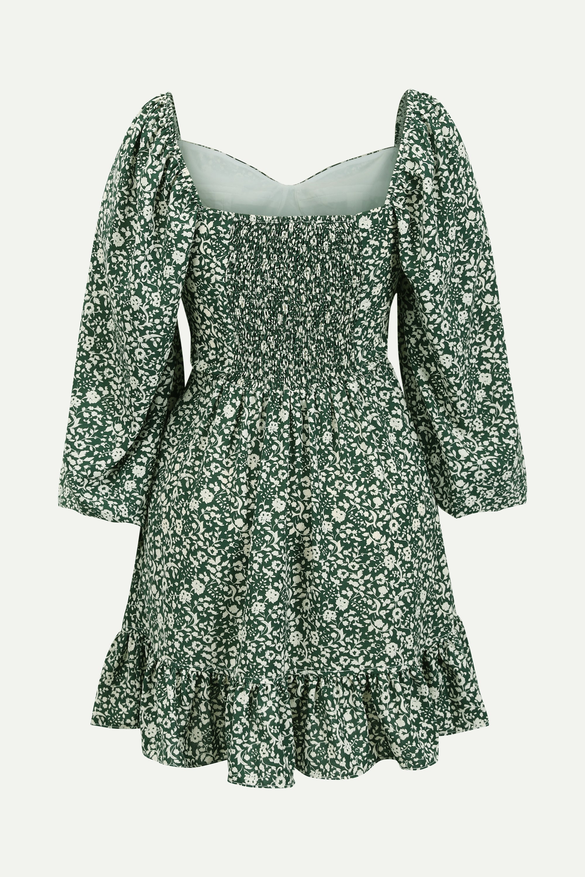 Hadi Floral Flounce Hem Dress