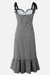 Bridgette Gingham Bow Strap Dress