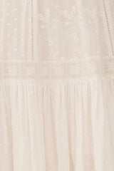 LAIT Jolie Mixed Lace Maxi Dress