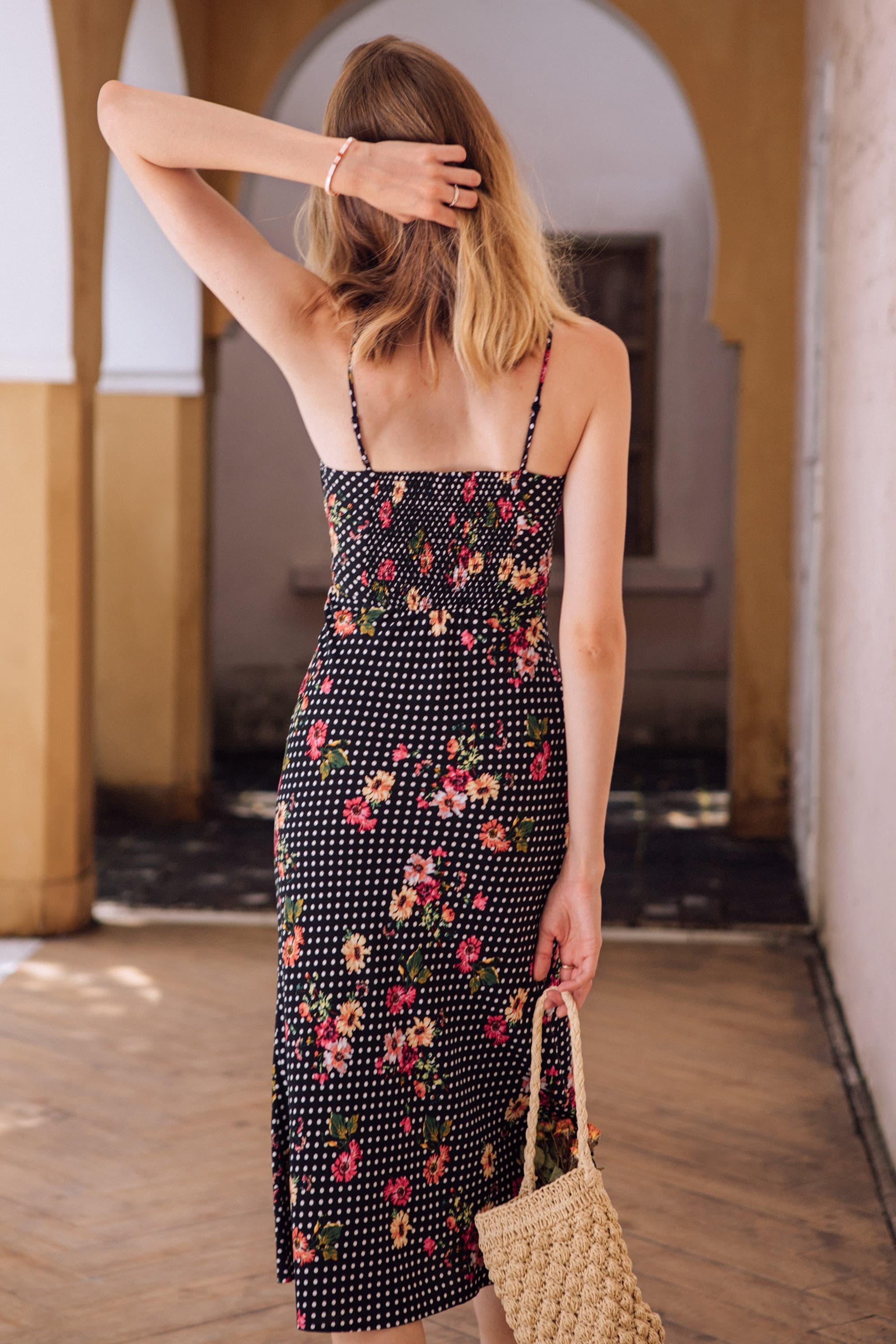 LaitCollection-Lavinia Floral Spaghetti Strap Dress