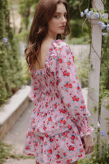 Lindy Romantic Floral Mini Dress