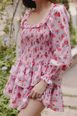 Lindy Romantic Floral Mini Dress