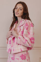 Varenne Wool-blend Gingham Blazer